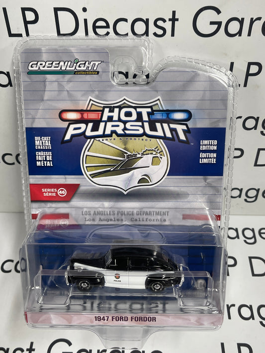 GREENLIGHT 1947 Ford Fordor LA Police 1:64 Diecast Hot Pursuit