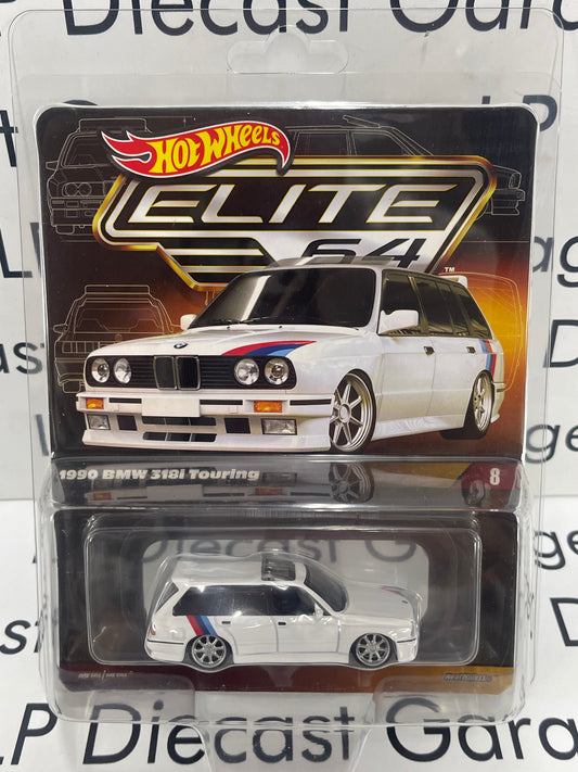 HOT WHEELS 1990 BMW 318i Touring White Collectors Elite 64 1:64 Diecast