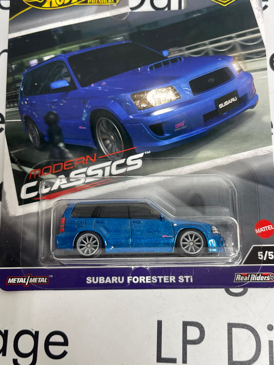 HOT WHEELS Subaru Forester STI Blue 1:64 Diecast Car Culture Modern Classics