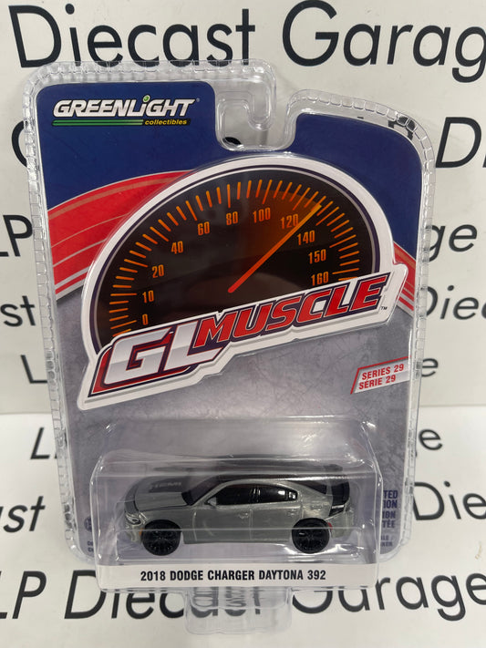 RAW CHASE GREENLIGHT 2018 Dodge Charger Daytona 392 1:64 Diecast GL Muscle