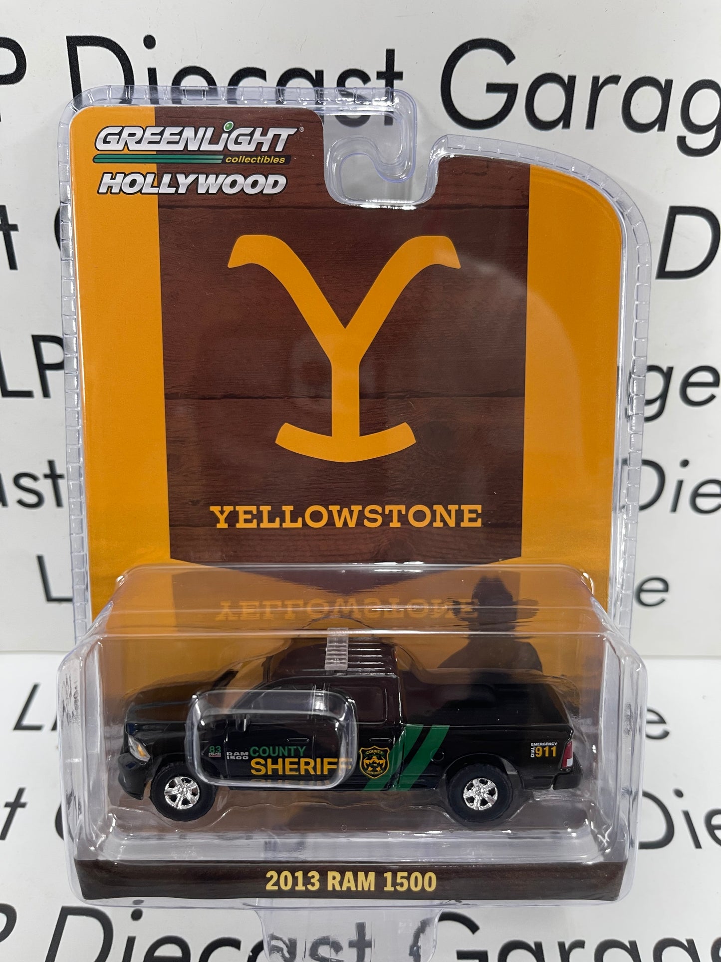 GREENLIGHT 2013 Ram 1500 County Sheriff Yellowstone Hollywood 1:64 Diecast