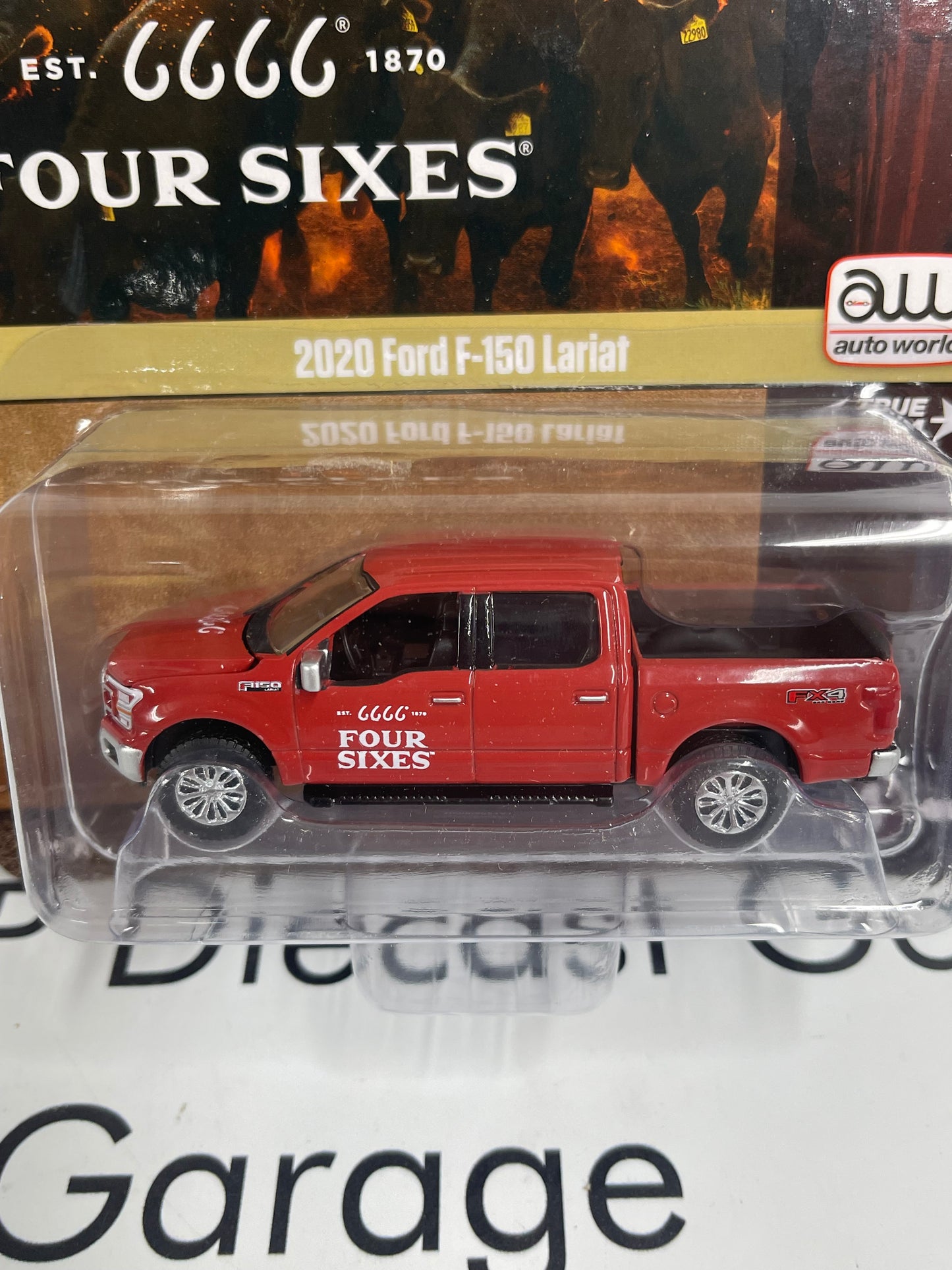 AUTO WORLD 2020 Ford F-150 Lariat 6666 Four Sixes 1:64 Diecast Big Country Collectibles