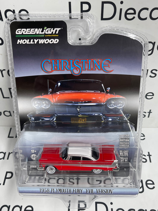 GREENLIGHT 1958 Plymouth Fury Evil Version Christine 1:64 Diecast