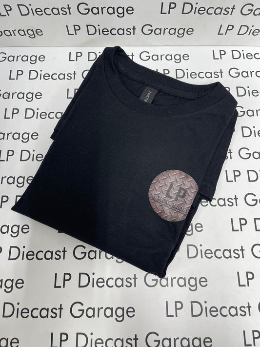 LP Diecast Garage Exclusive T-Shirt Project Garage Series Black with Logo