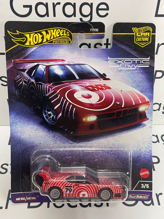 HOT WHEELS Exotic Envy Car Culture BMW M1 Procar Red 1:64 Diecast