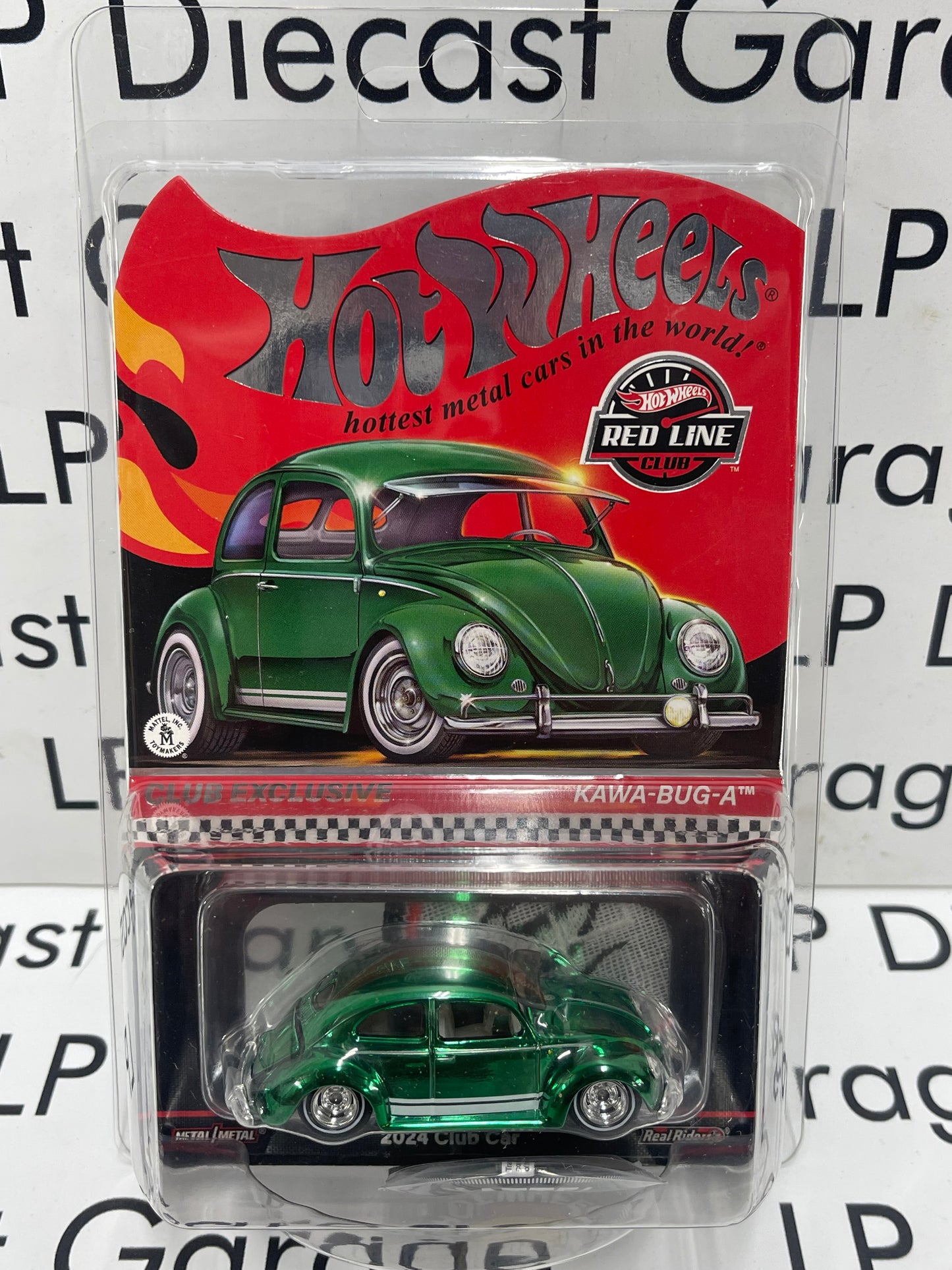 HOT WHEELS VW Kawa-Bug-A Green Selections Car 2024 RLC Club Car 1:64 Diecast