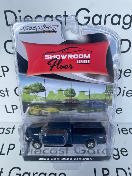 GREENLIGHT 2023 Ram 2500 Bighorn Truck Dark Blue Showroom Series 5 1:64 Diecast