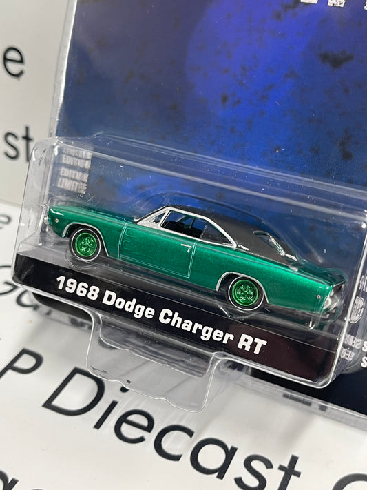 GREEN MACHINE CHASE GREENLIGHT 1968 Dodge Charger R/T John Wick 1:64 Diecast Hollywood