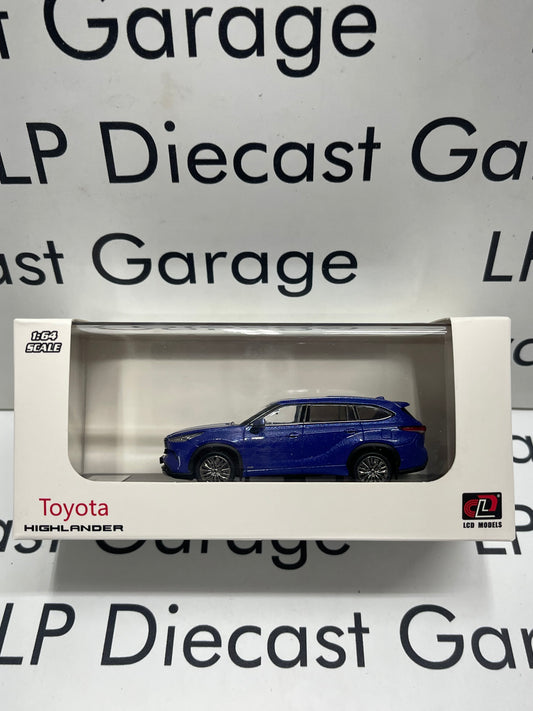 LCD MODELS 2022 Toyota Highlander Blueprint Color 1:64 Diecast