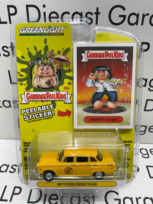 GREENLIGHT Garbage Pail Kids 1977 Checker Taxi Poppy Fiction 1:64 Diecast