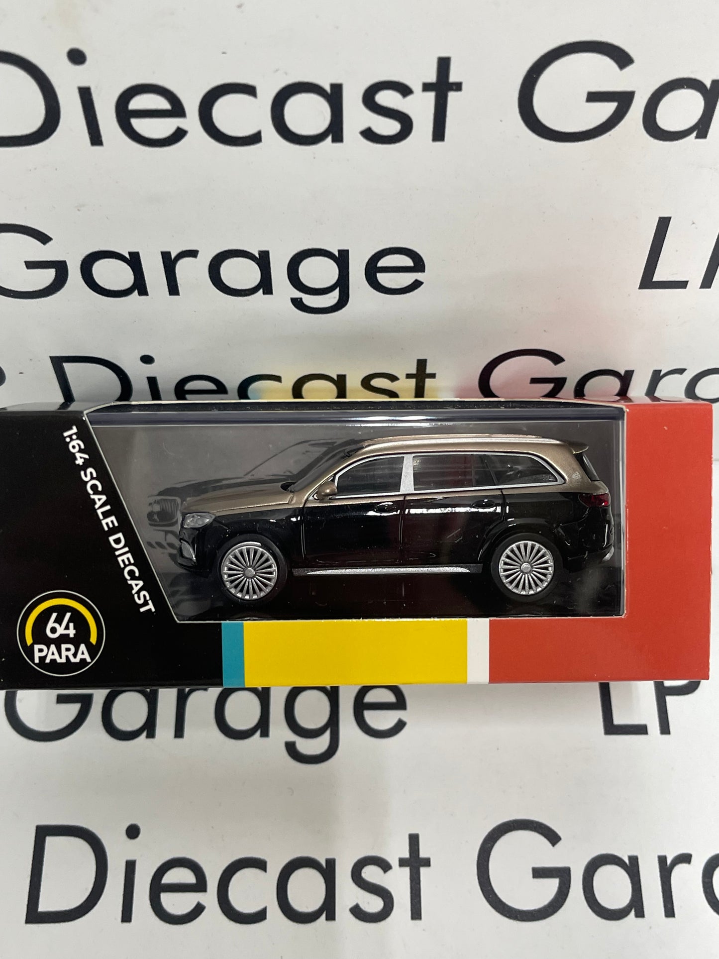 PARAGON MODELS Para 64 Mercedes Maybach GLS 600 Black & Gold 1:64 Diecast