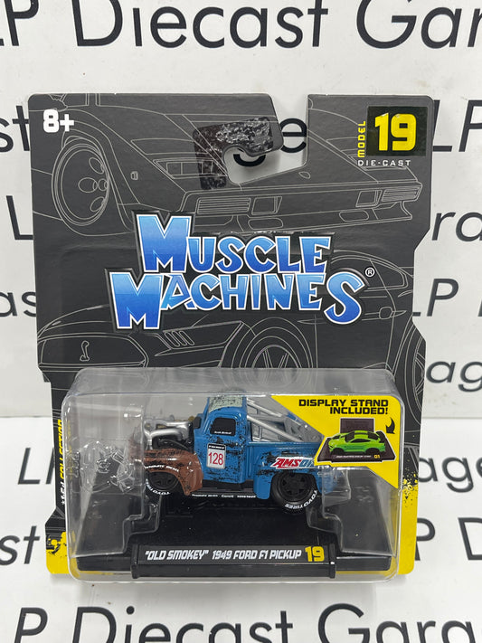 MAISTO Muscle Machines 1949 Ford F1 Pickup Old Smokey 1:64 Diecast