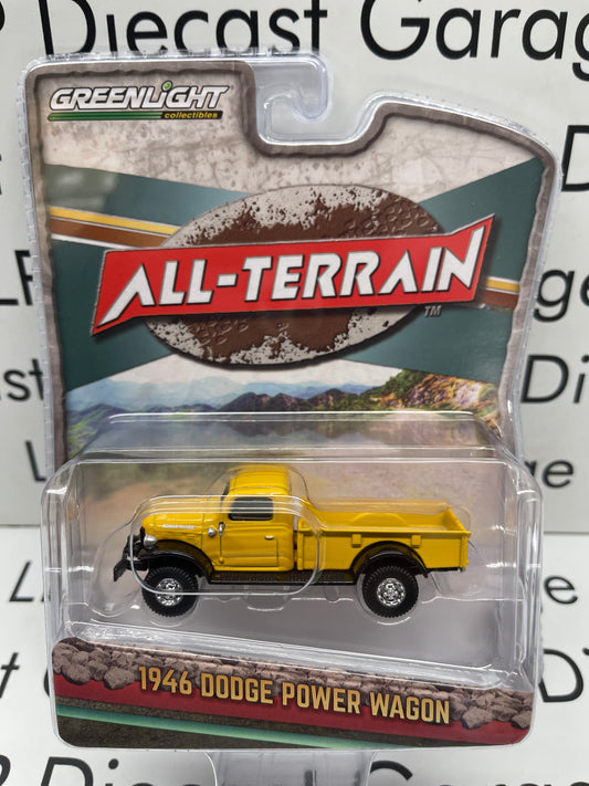 GREENLIGHT 1946 Dodge Power Wagon Construction Yellow All Terrain 1:64 Diecast