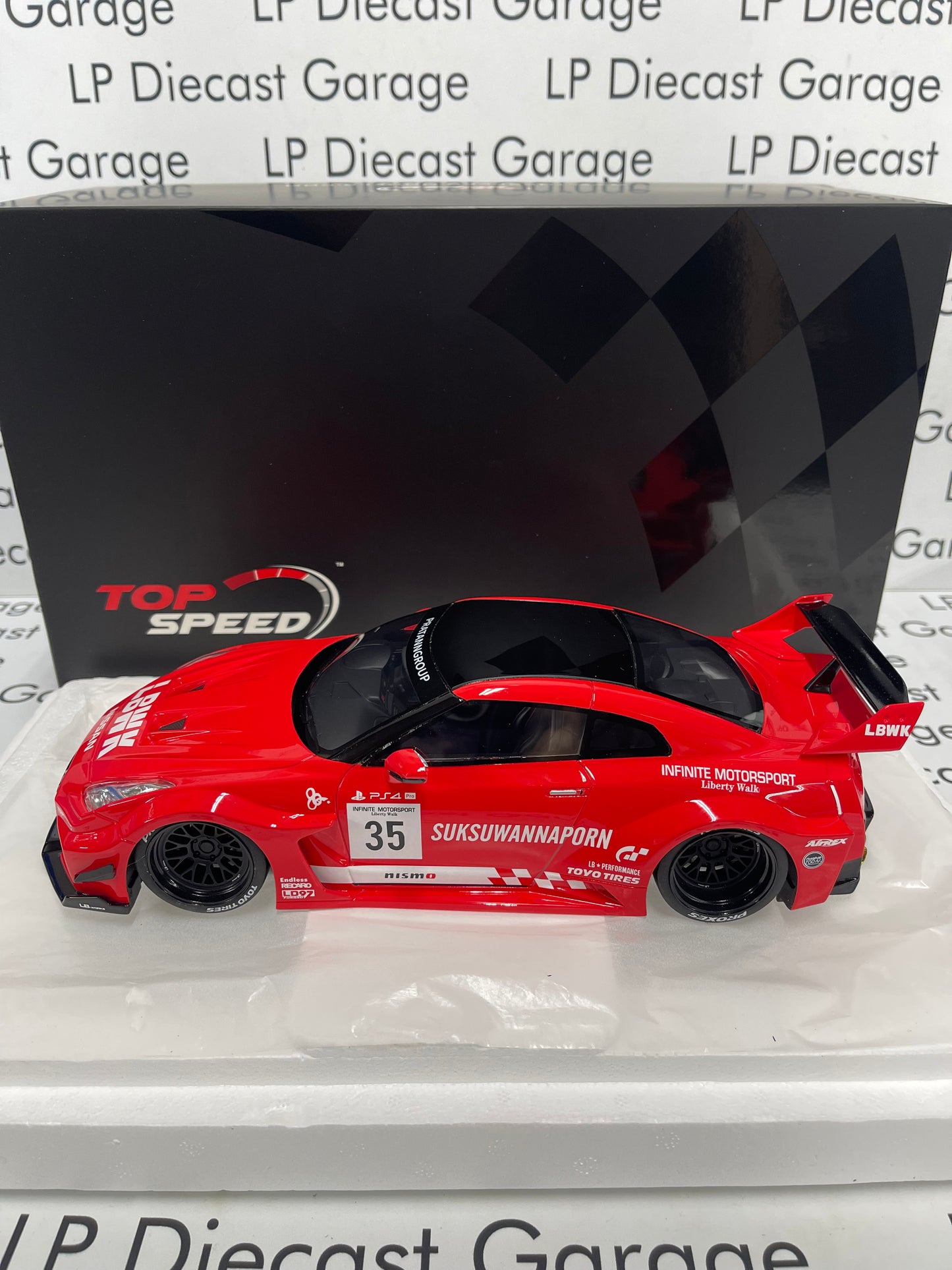 TOP SPEED Nissan 35GT-RR LB Silhouette Infinite Motorsport 1:18 Resin NOT Diecast