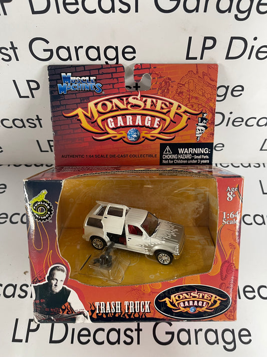 MAISTO Muscle Machines Monster Garage Ford Explorer Trash Truck 1:64 Diecast