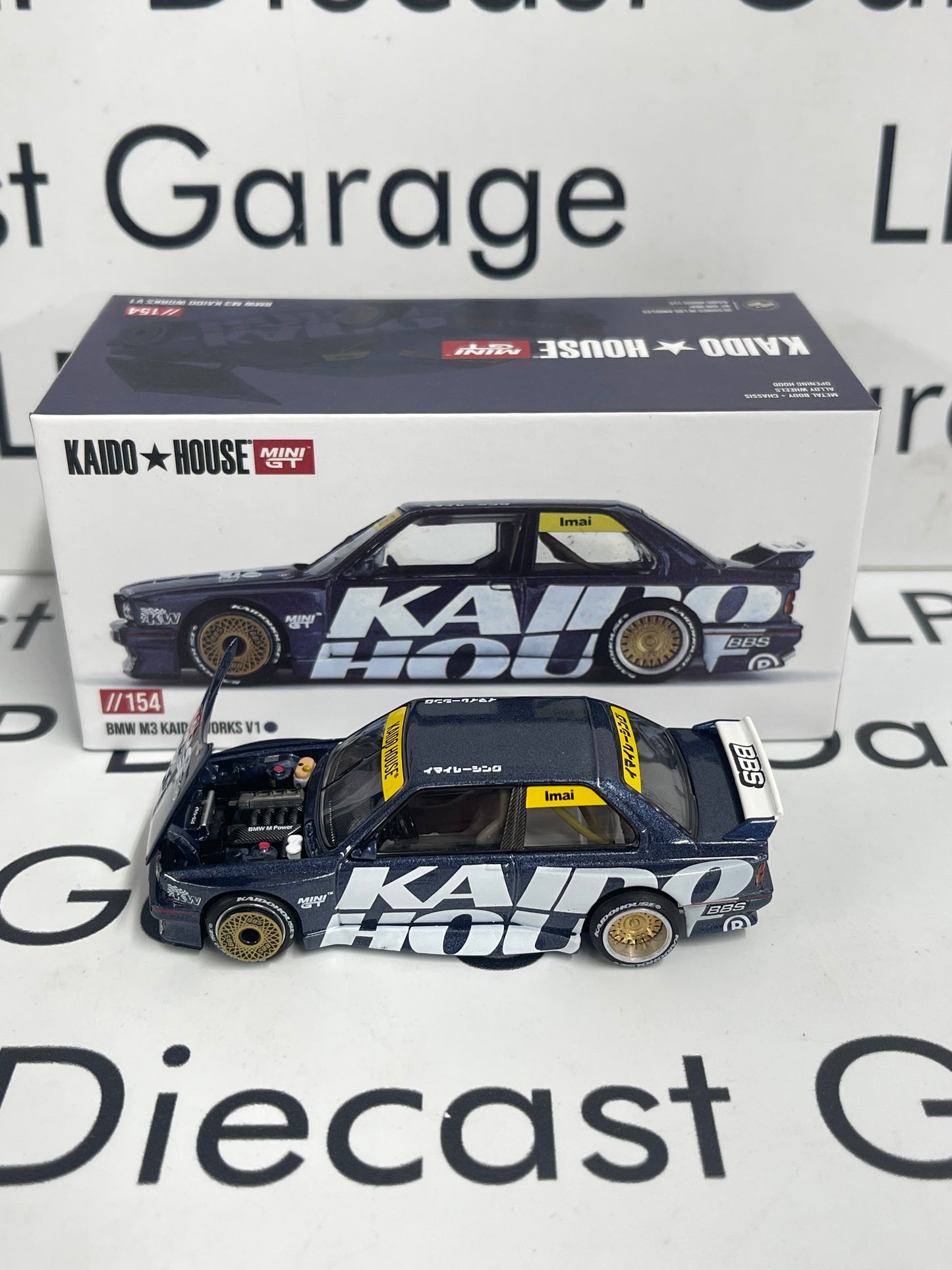 MINI GT KAIDO HOUSE BMW M3 Kaido Works V1 Dark Blue 1:64 Diecast