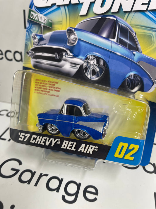 CARTUNED '57 Chevy Bel Air Blue Series 2 1:64 Diecast