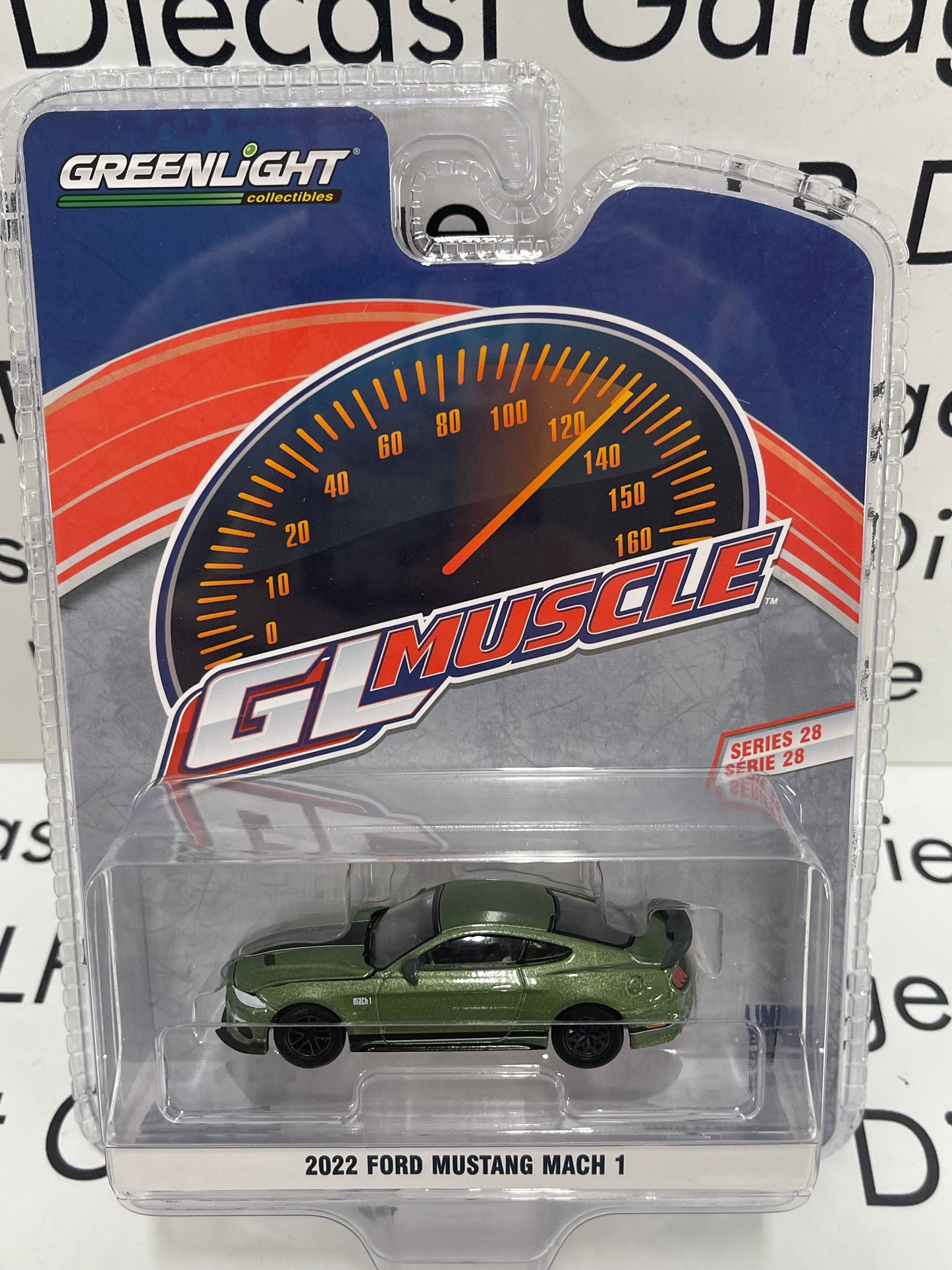 GREENLIGHT 2022 Ford Mustang Mach 1 Eruption Green GL Muscle 1:64 Diecast