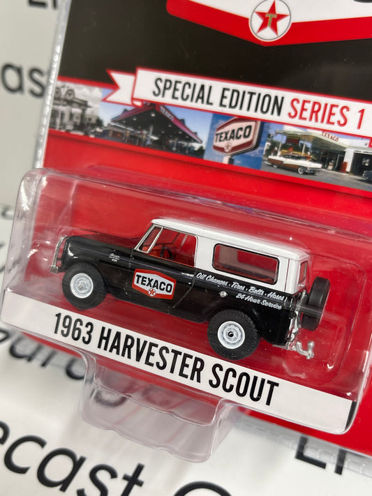 GREENLIGHT 1963 Harvester Scout Texaco 1:64 Diecast