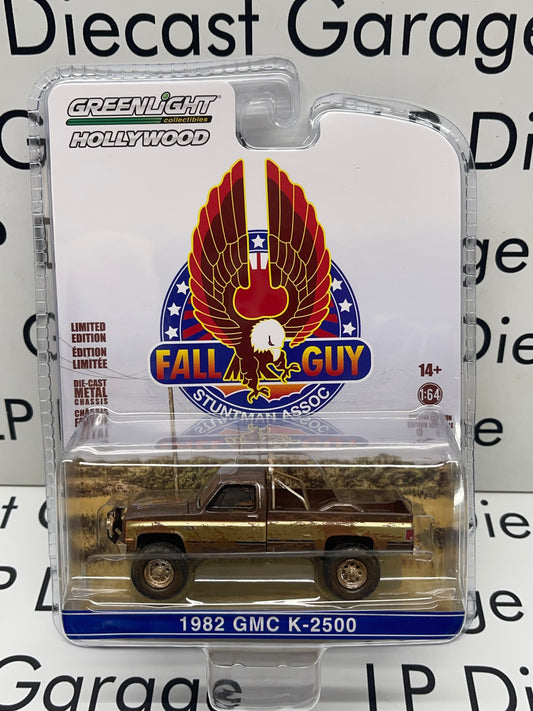 GREENLIGHT 1982 GMC K-2500 "Dirty Version" Fall Guy Stuntman Assoc Hollywood 1:64 Diecast