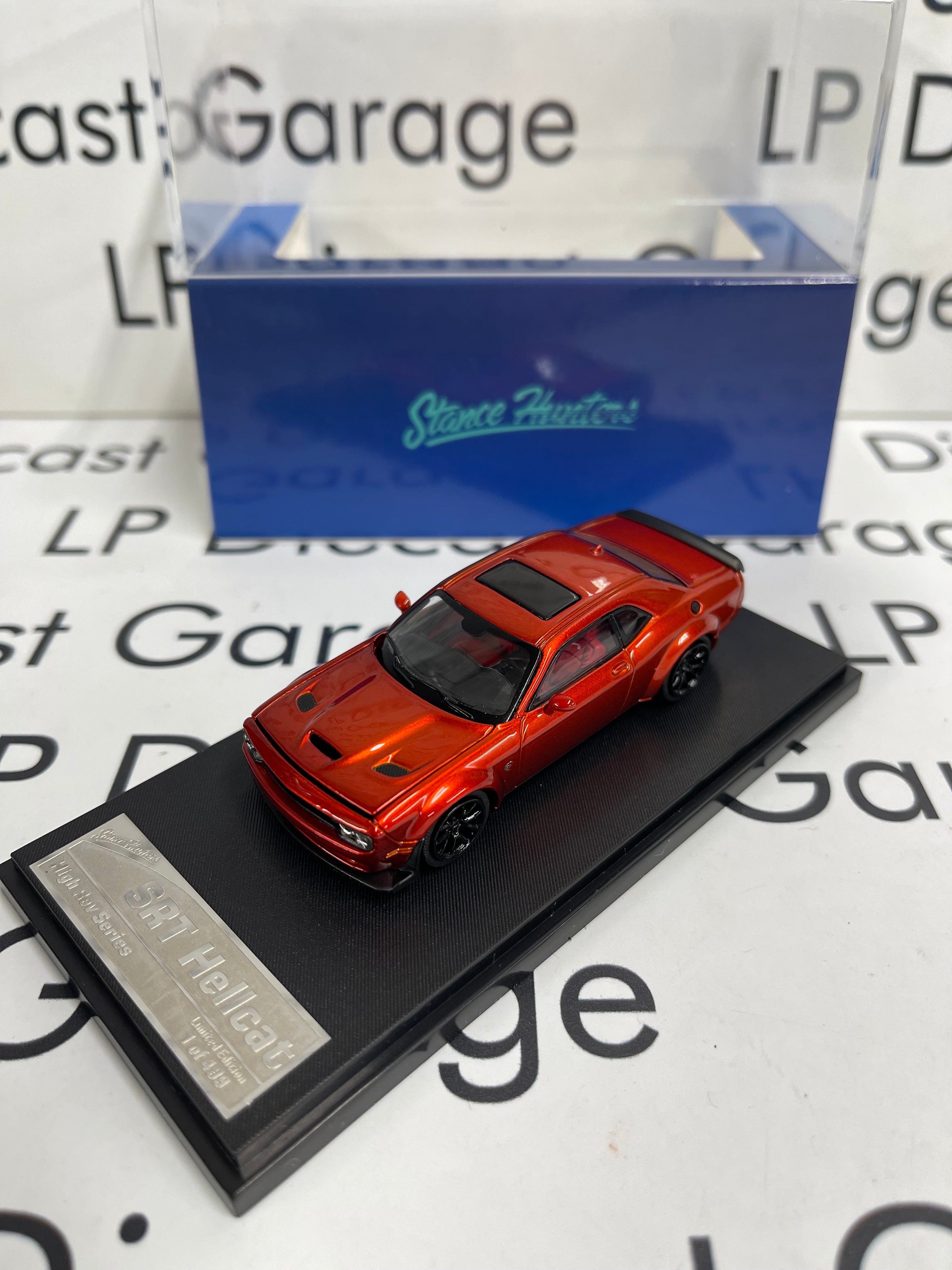 STANCE HUNTERS 2023 Dodge Challenger SRT Hellcat Sinnamon Stick 1:64 D ...