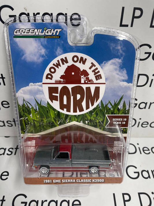 RAW CHASE GREENLIGHT 1981 GMC Sierra Classic Tan 1:64 Diecast Down on the Farm Truck