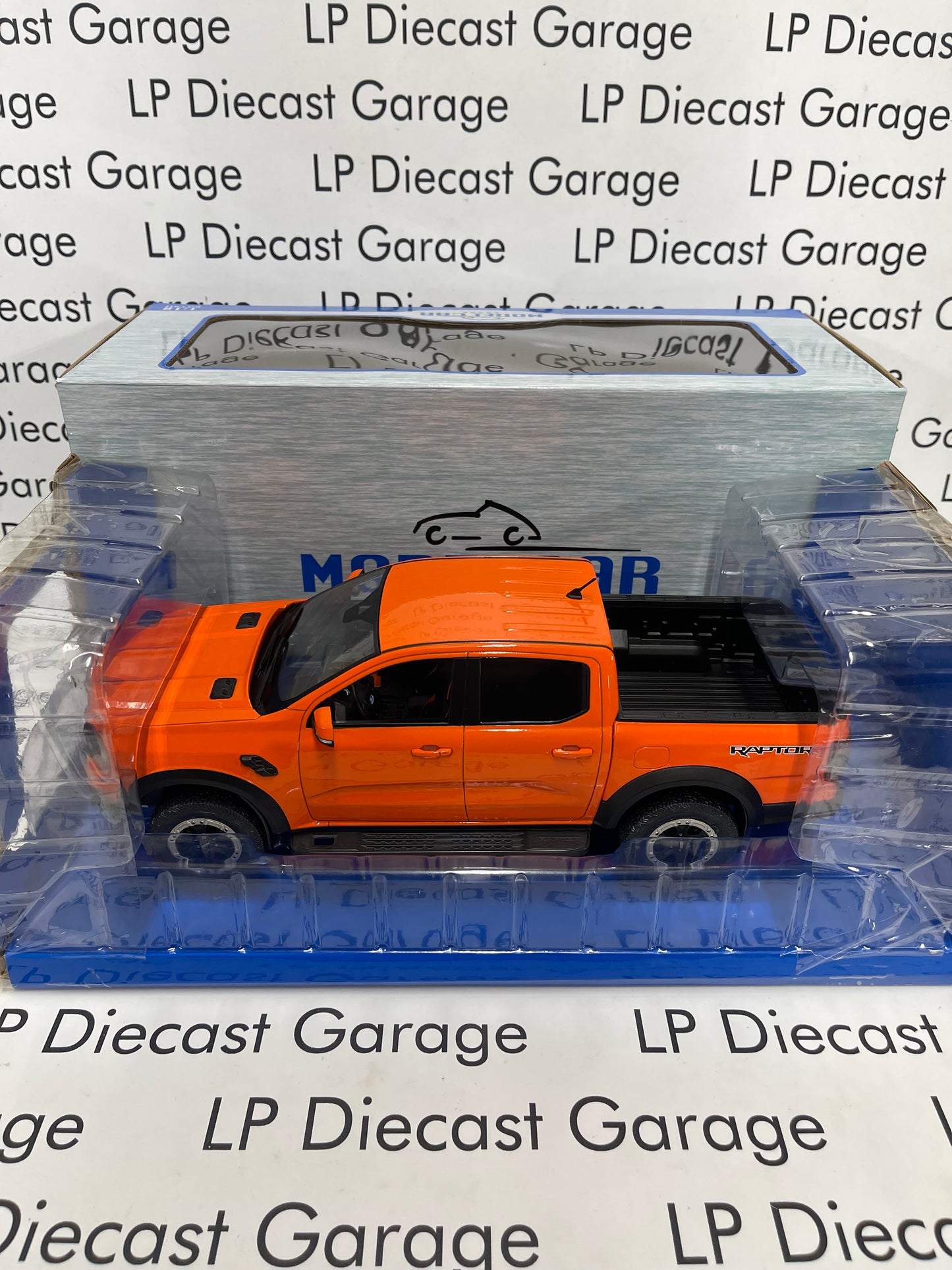 MODEL CAR GROUP 2022 Ford Ranger Raptor Truck Orange 1:18 Diecast