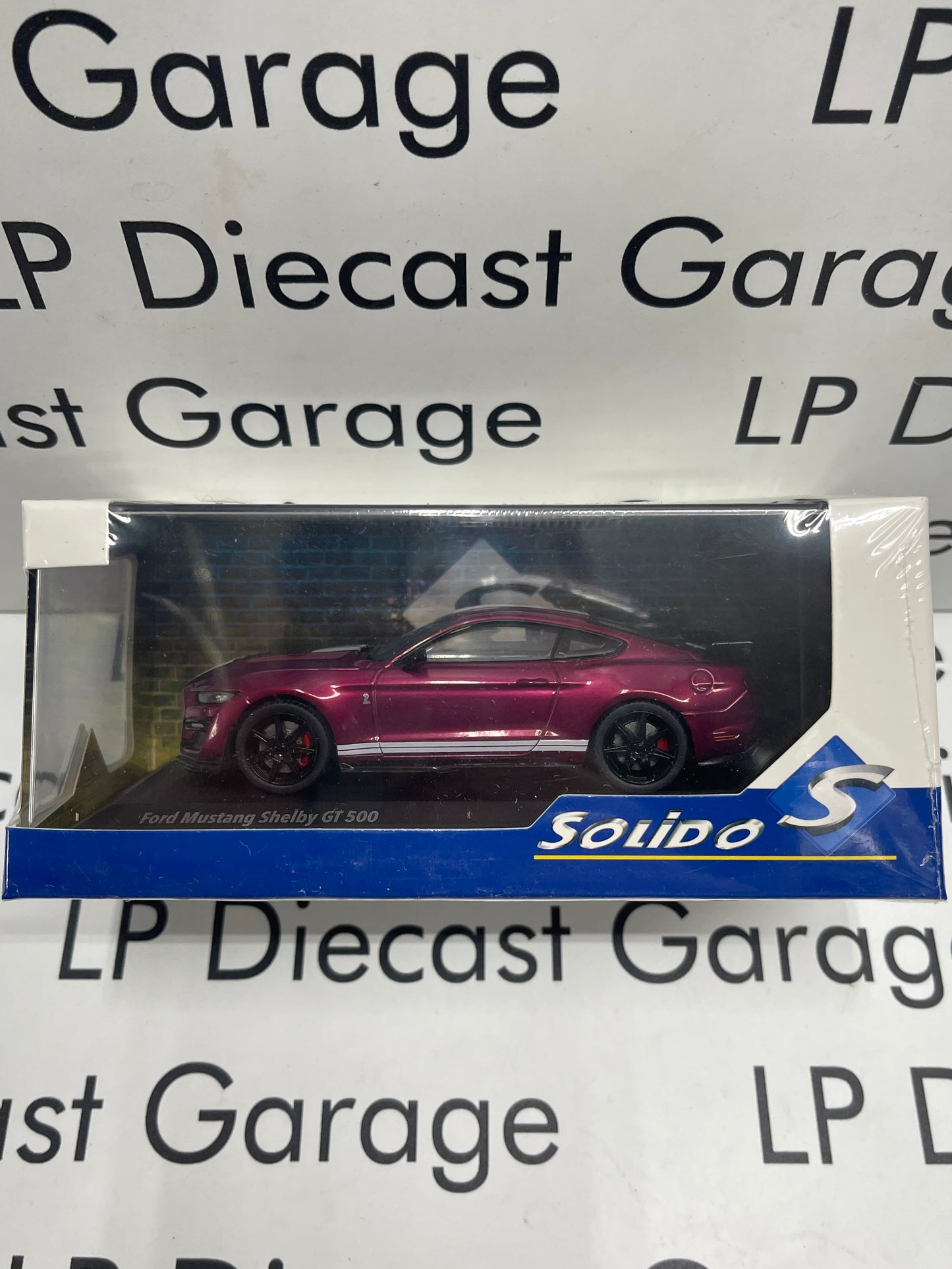 SOLIDO 2021 Ford Mustang Shelby GT500 Purple 1:43 Scale Diecast