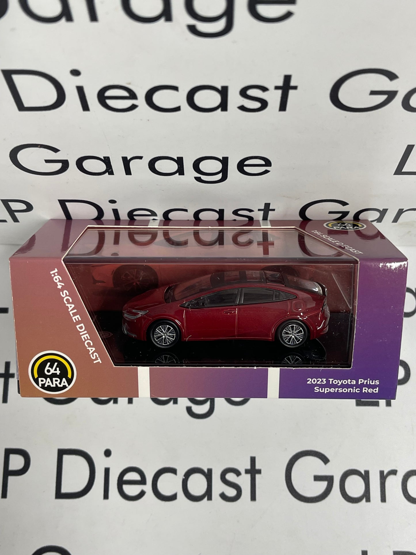 PARAGON MODELS 2023 Toyota Prius Supersonic Red 1:64 Diecast