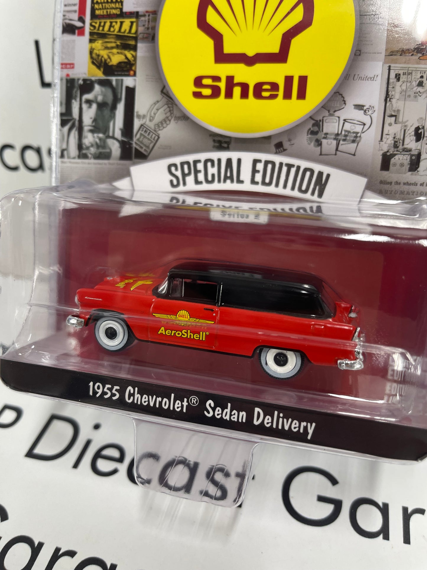 GREENLIGHT 1955 Chevrolet Sedan Delivery Aeroshell 1:64 Diecast Shell Special Edition