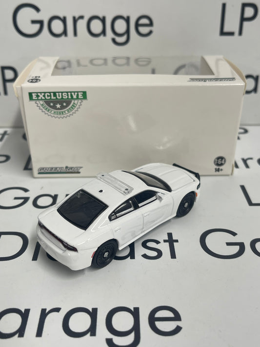 GREENLIGHT 2022 Dodge Charger Police w/Lightbar White 1:64 Diecast Hobby