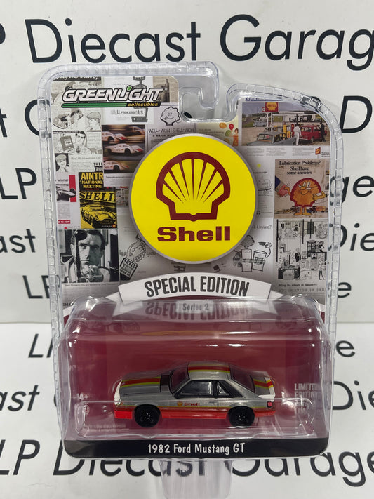 RAW CHASE GREENLIGHT 1982 Ford Mustang GT Shell 1:64 Diecast Special Edition