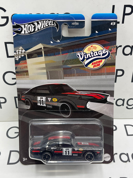 HOT WHEELS Vintage Racing Club Ford Maverick  #11 Custom Black Red  1:64 Diecast