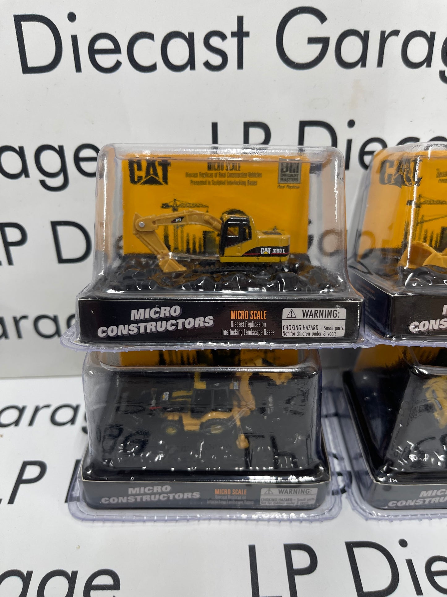 DIECAST MASTERS CAT Micro Constructo Set of 6 Mini Diecast Miniatures NEO Scale Assortment