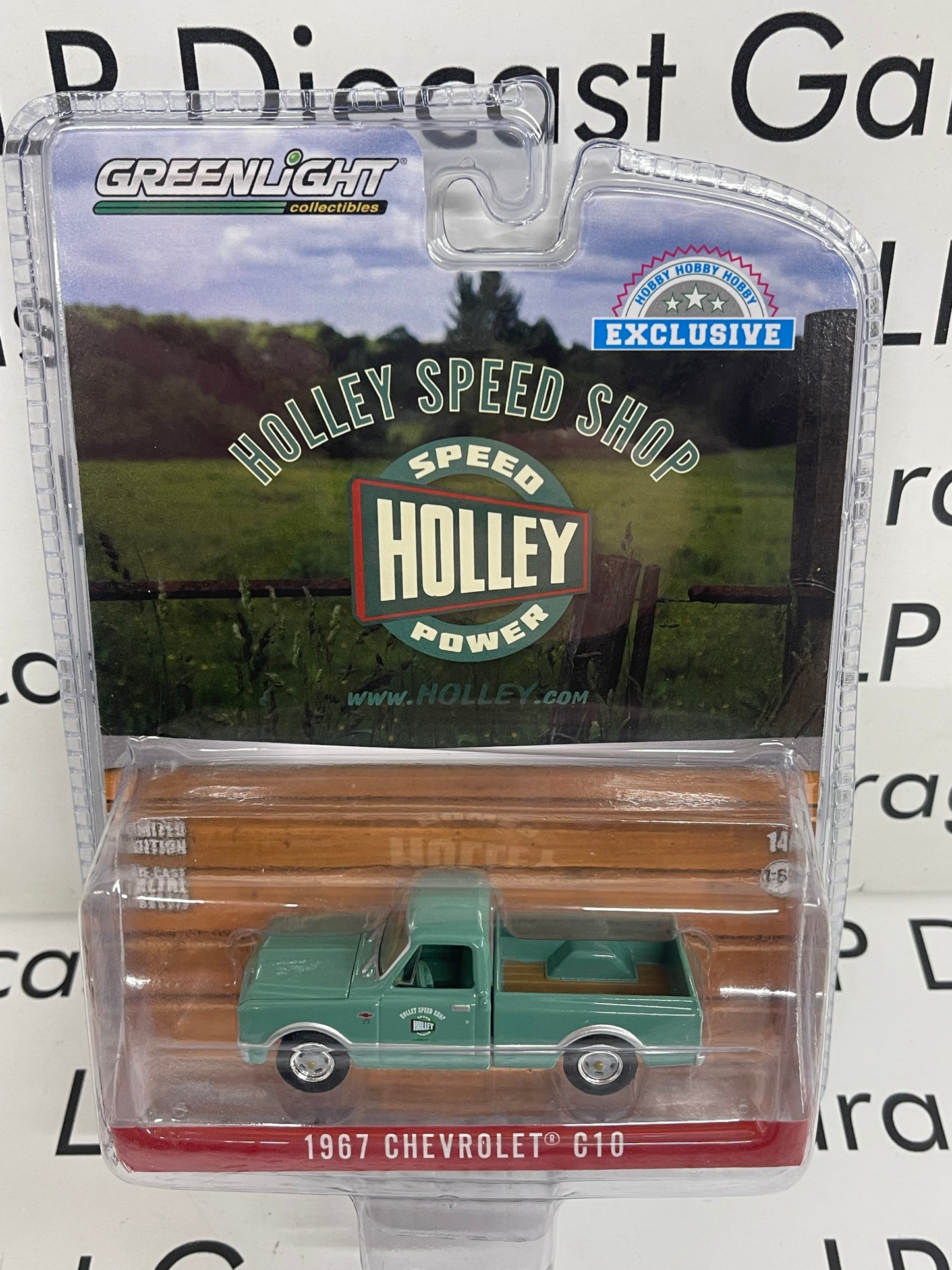 GREENLIGHT 1967 Chevrolet C10 Holley Speed Shop 1:64 Diecast Hobby Exclusive