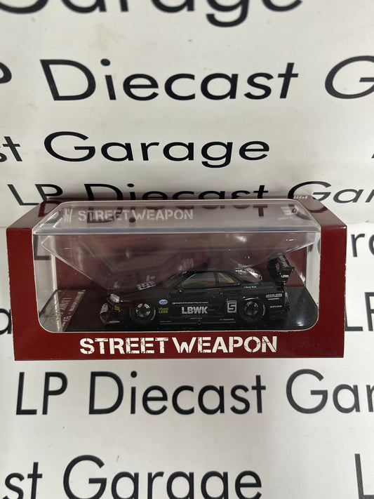 STREET WEAPON Nissan Skyline LBWK-ER34 Black 1:64 Diecast Ghost Player