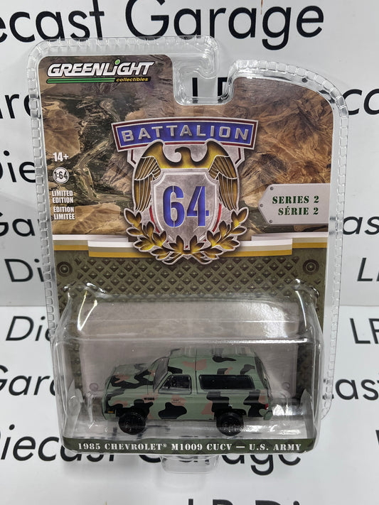 GREENLIGHT 1985 Chevrolet M1009 CUCV Army Blazer 'Battalion" 1:64 Diecast