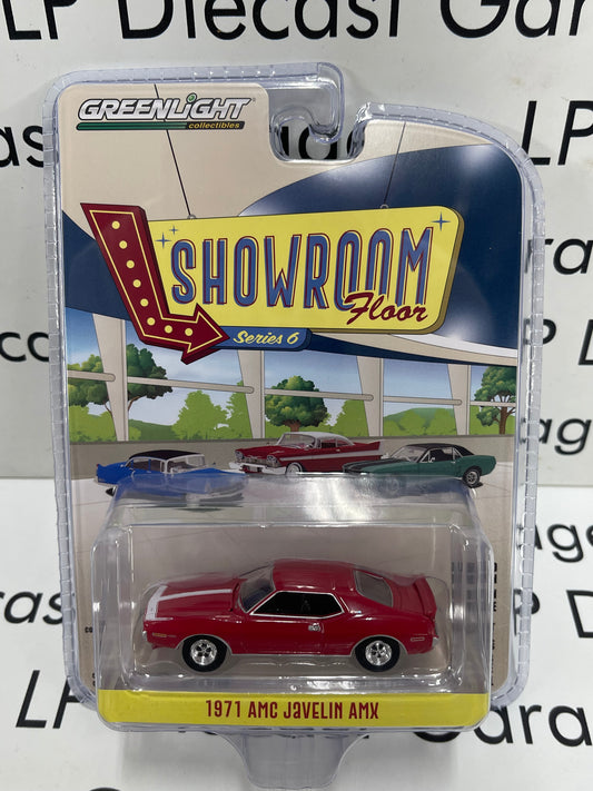 GREENLIGHT 1971 AMC Javelin AMX Red 1:64 Diecast Showroom