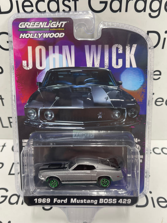 GREENLIGHT *GREEN MACHINE* 1969 Ford Mustang BOSS 429 John Wick 1:64 Diecast