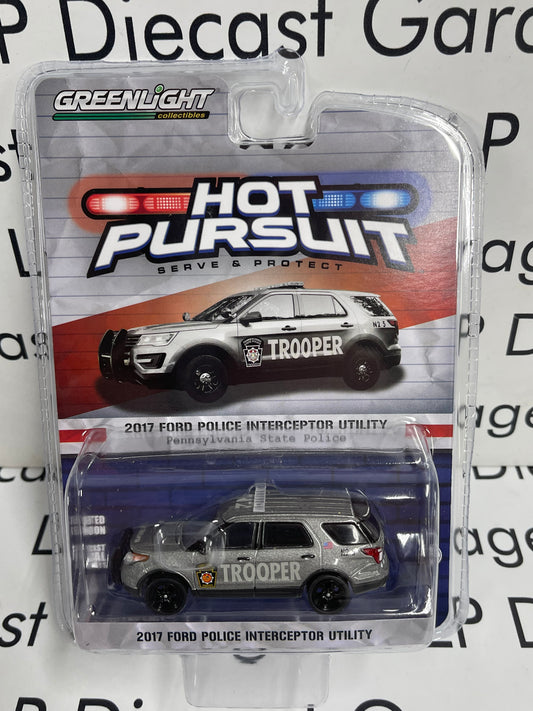 GREENLIGHT 2017 Ford Explorer Utility Police PA Trooper 1:64 Diecast PSP Exclusive