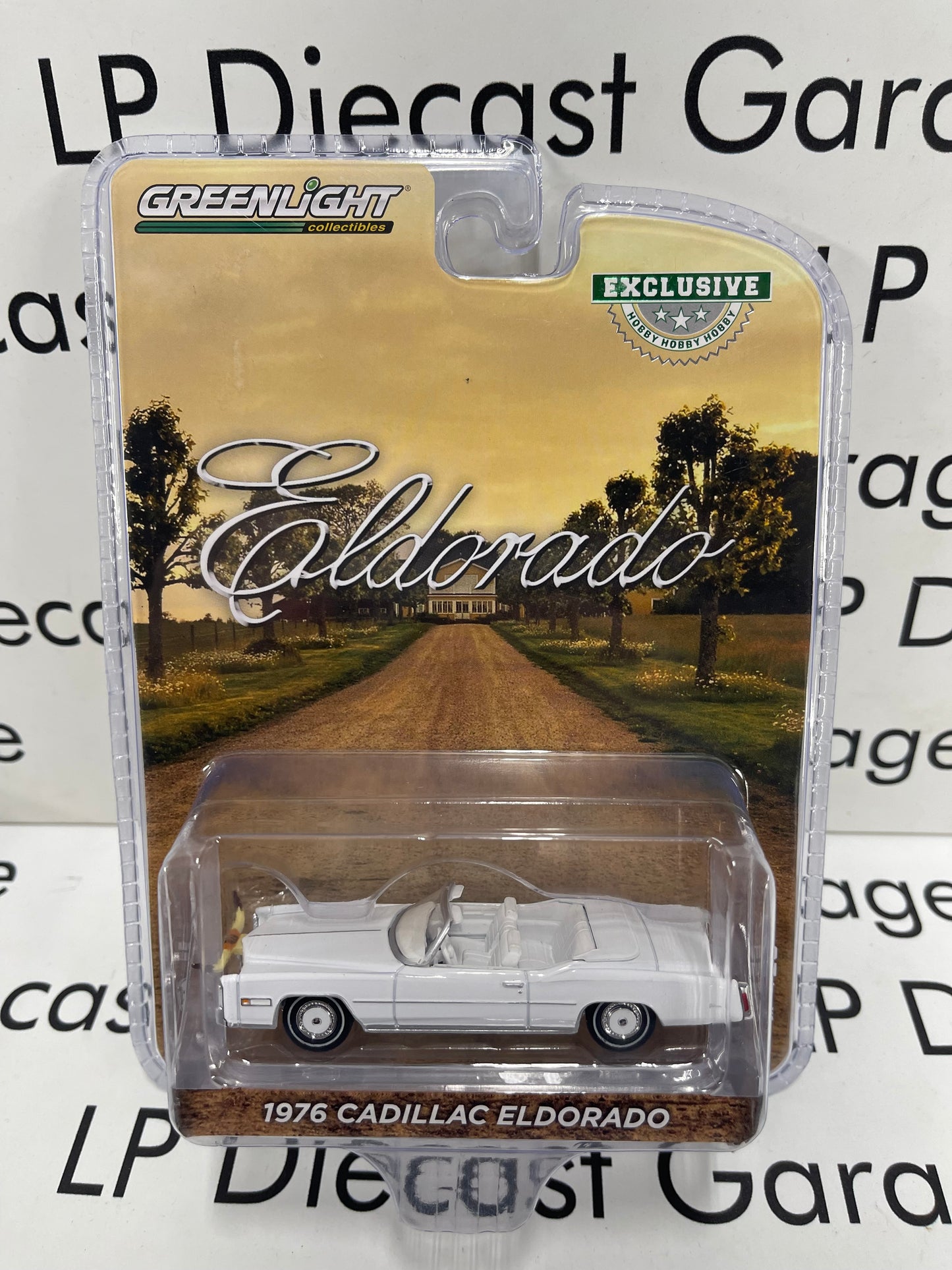 GREENLIGHT 1976 Cadillac Eldorado Hobby Exclusive Boss Hog 1:64 Diecast