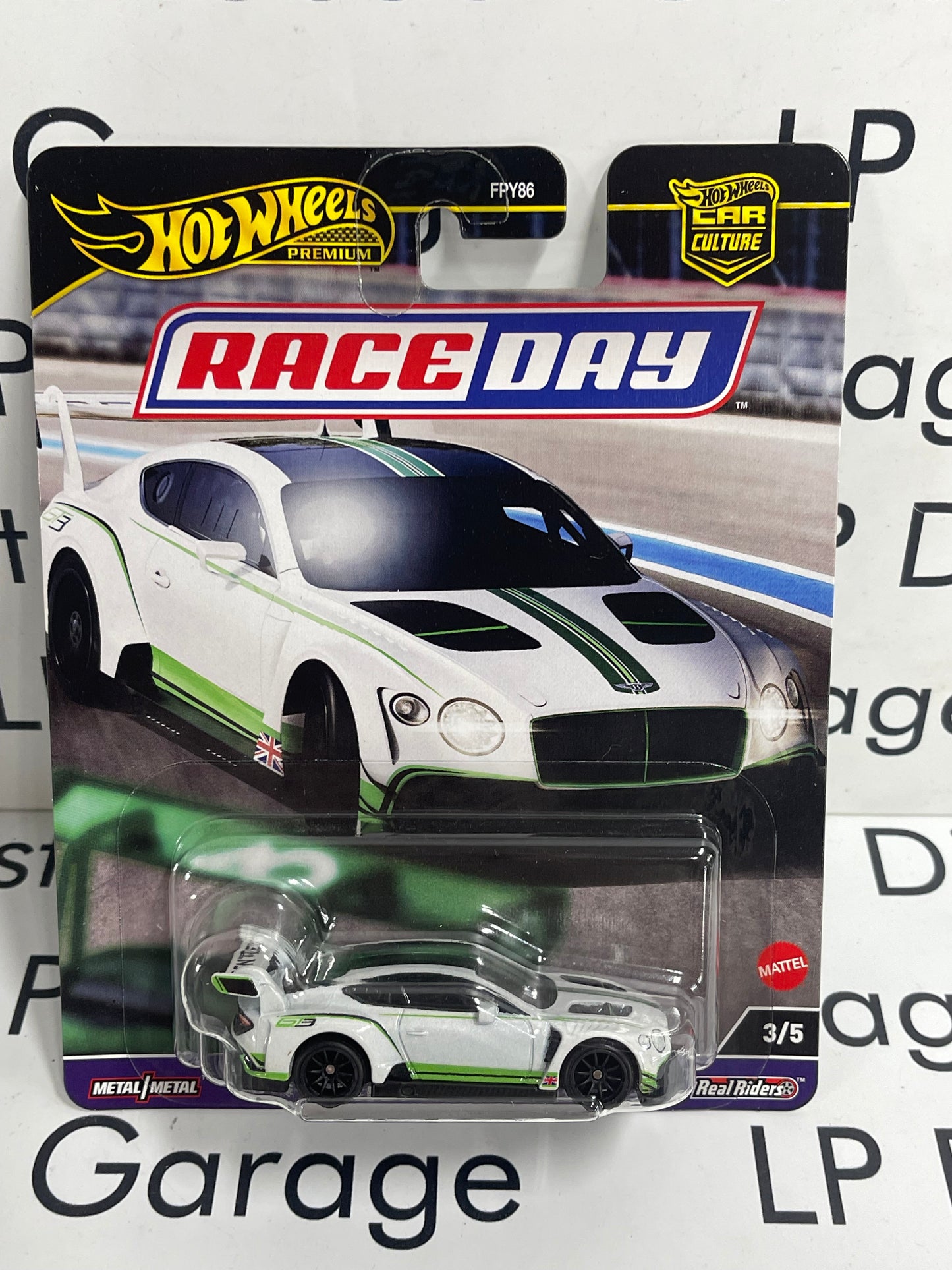 HOT WHEELS 2018 Bentley Continental GT3 Race Day 1:64 Diecast