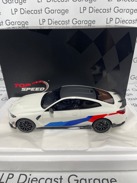 TOP SPEED BMW M4 Performance G82 Alpine White 1:18 Resin NOT Diecast