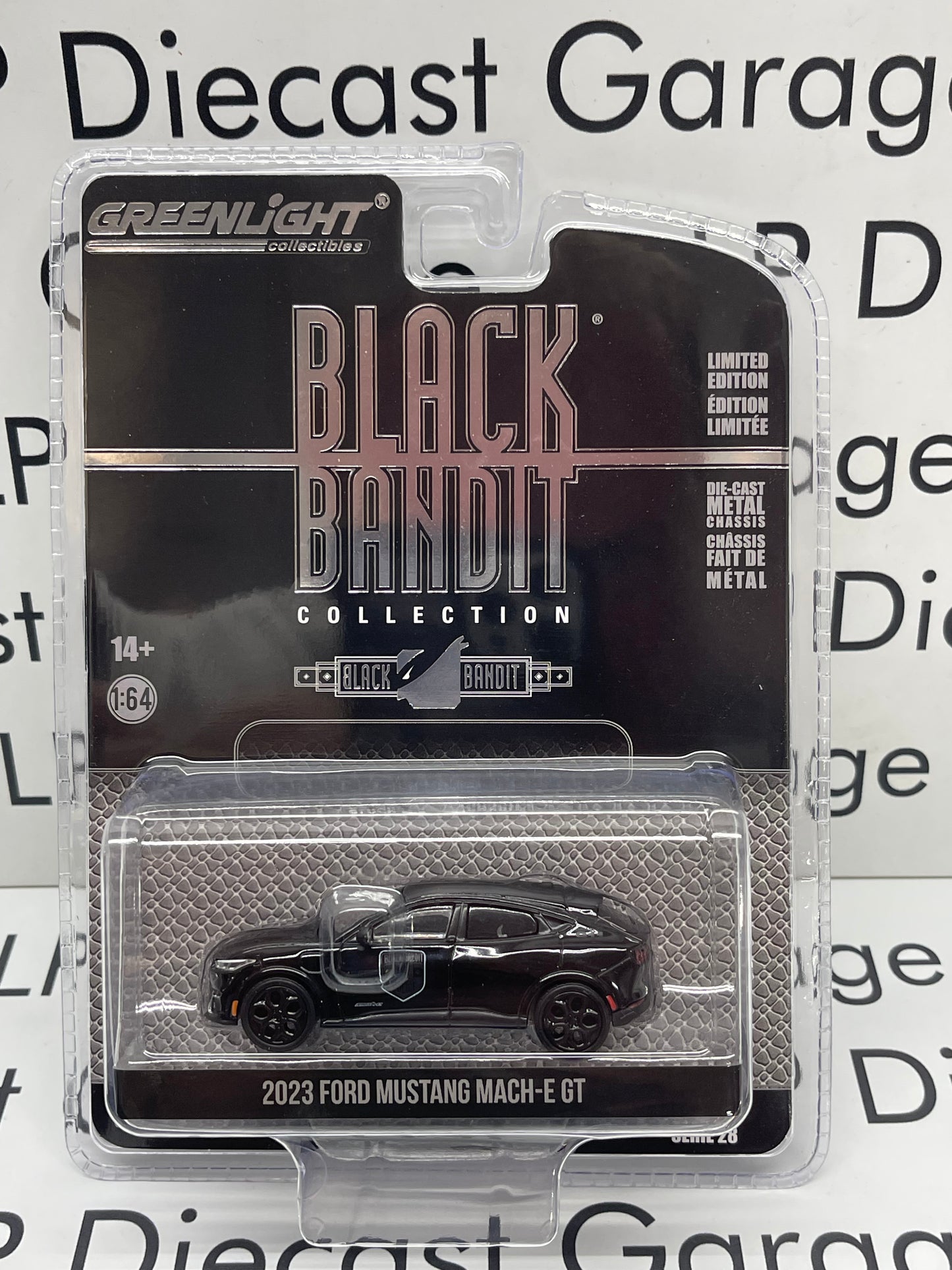 GREENLIGHT 2023 Ford Mustang Mach-E GT Black Bandit 1:64 Diecast