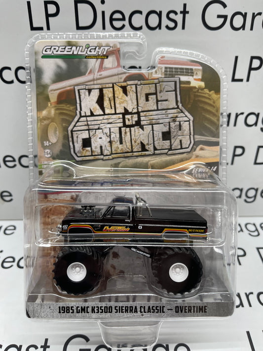 GREENLIGHT 1985 GMC K3500 Sierra Classic Overtime King of Crunch 1:64 Diecast