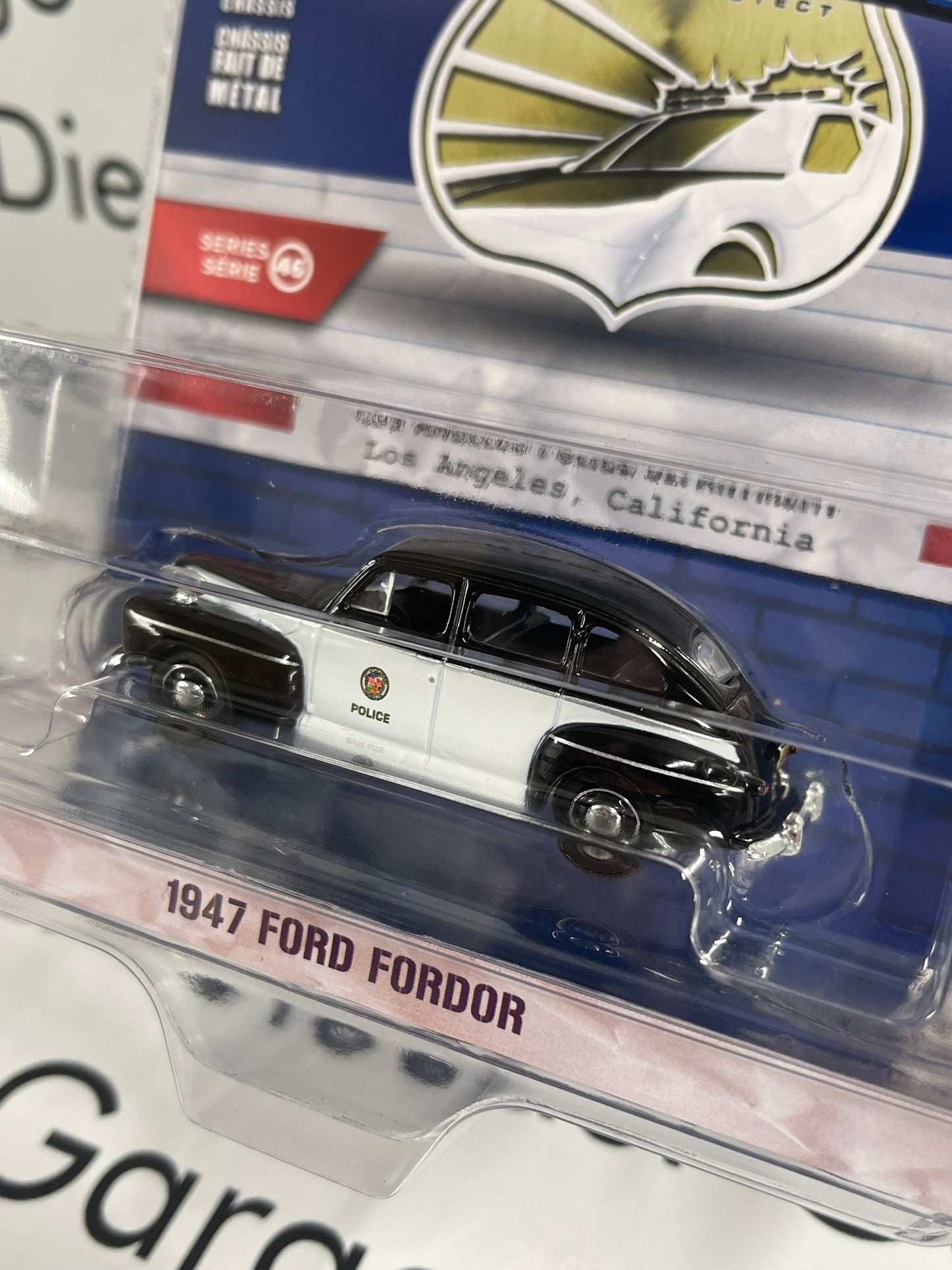 GREENLIGHT 1947 Ford Fordor LA Police 1:64 Diecast Hot Pursuit