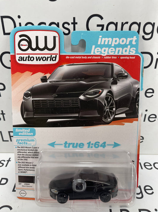 AUTO WORLD 2023 Nissan Z Black Diamond 1:64 Diecast Import Legends