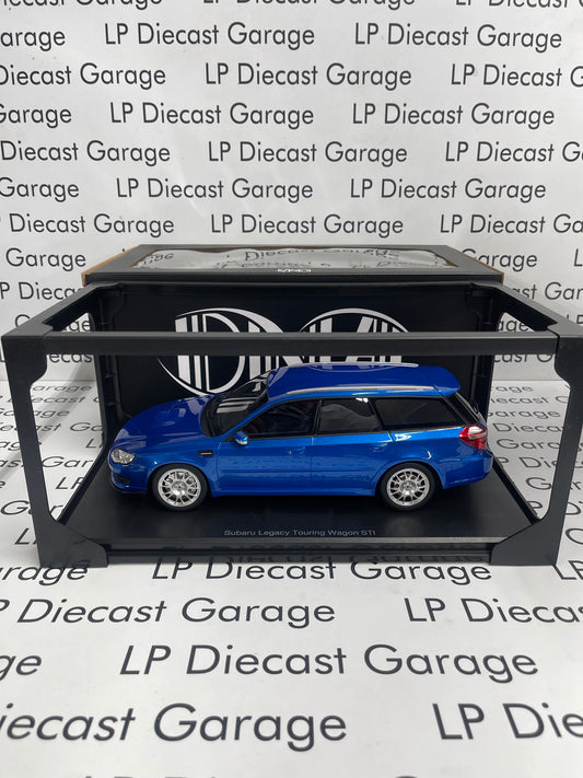 DNA Collectibles 2006 Subaru Legacy Touring Wagon STI S402 Blue 1:18 Scale Resin Model