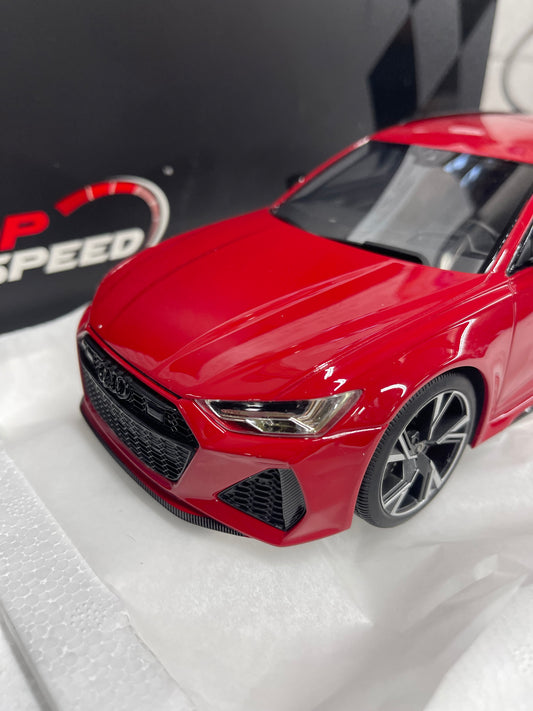 TOP SPEED Audi RS 6 Avant Carbon Black Tango Red 1:18 Resin NOT Diecast