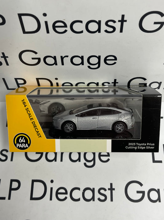 PARAGON MODELS 2023 Toyota Prius Cutting Edge Silver 1:64 Diecast